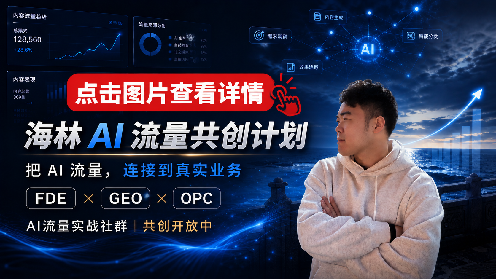 AI流量社群入口视觉